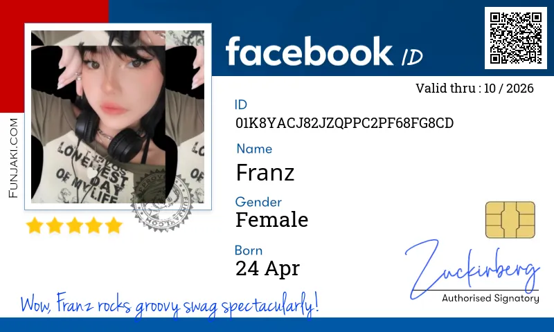 Facebook ID Card