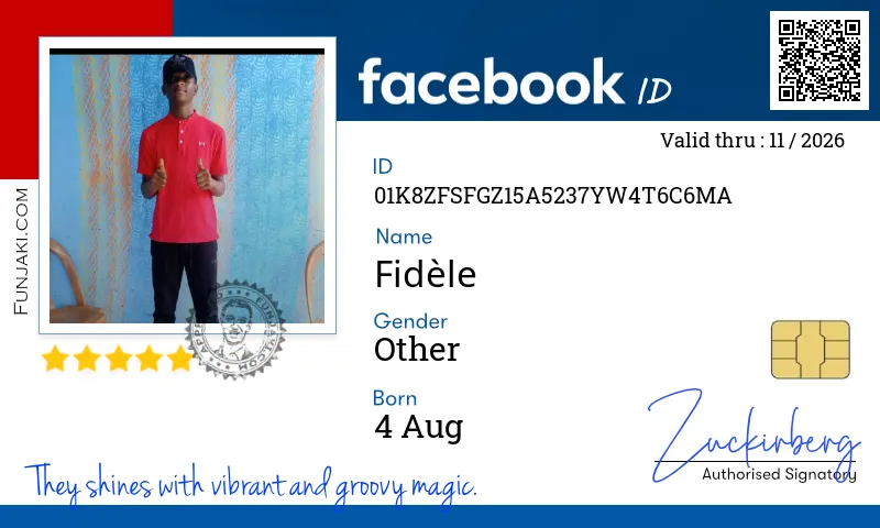 Facebook ID Card