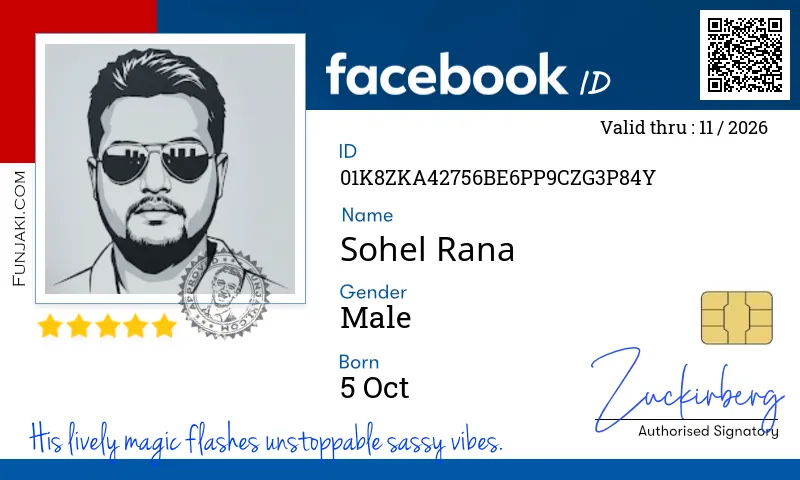 Facebook ID Card