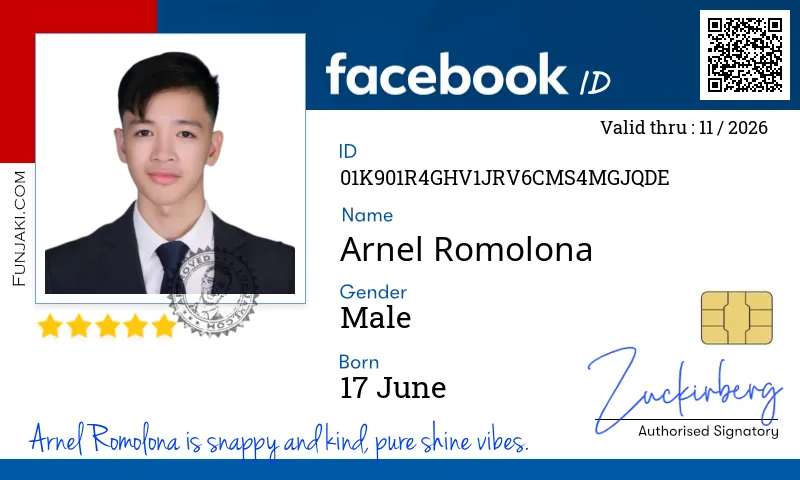 Facebook ID Card