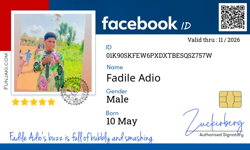 Facebook ID Card