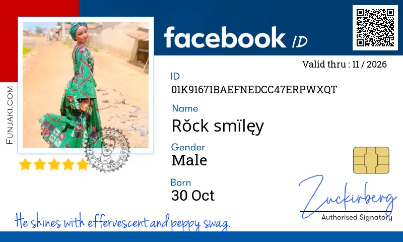Facebook ID Card