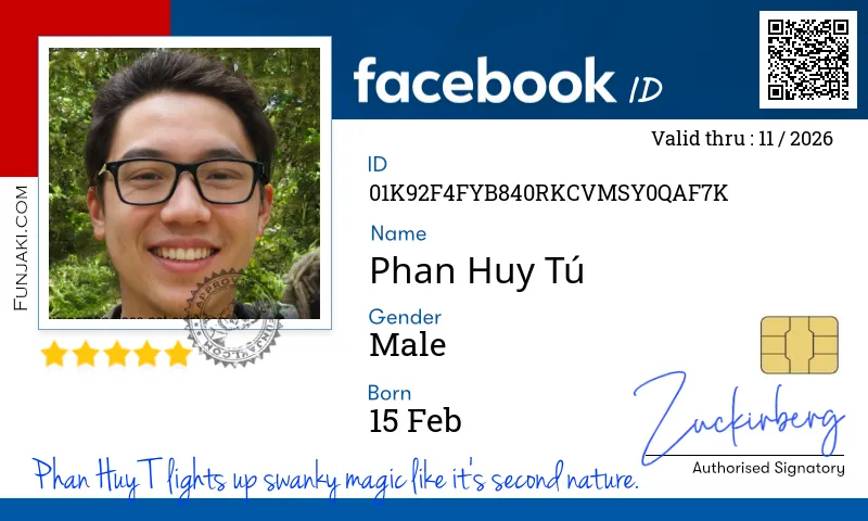 Facebook ID Card