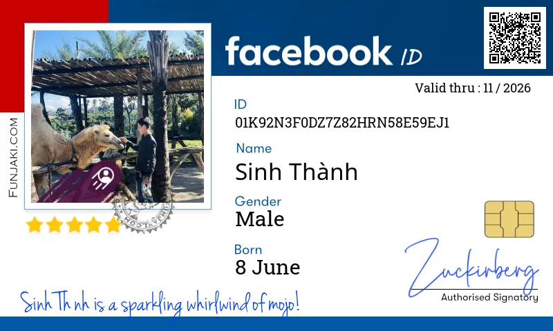 Facebook ID Card