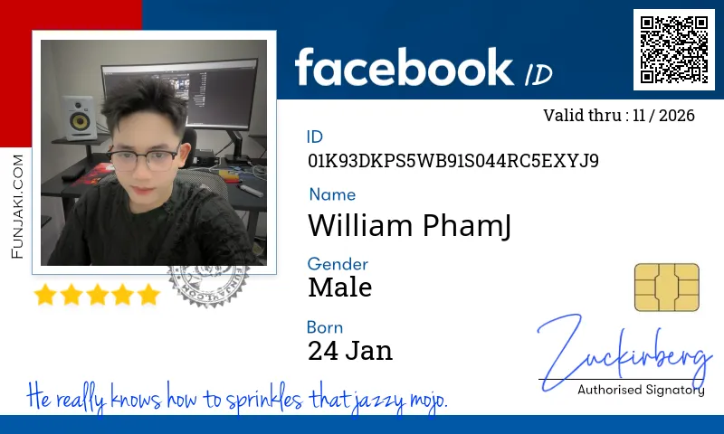 Facebook ID Card