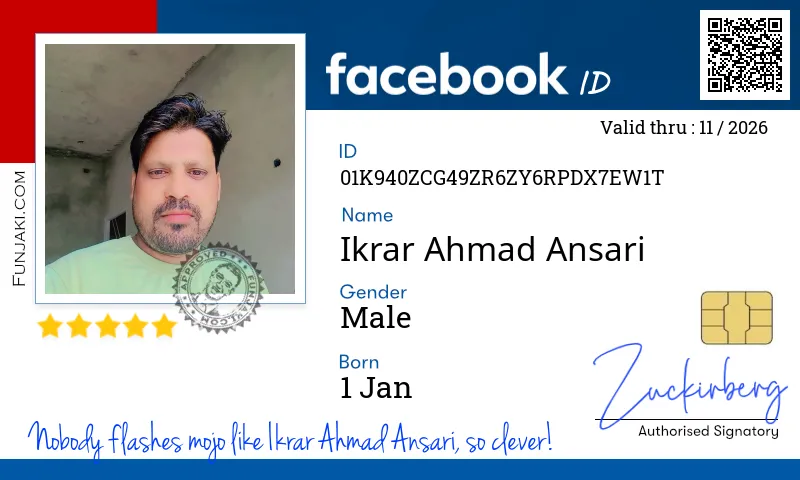 Facebook ID Card