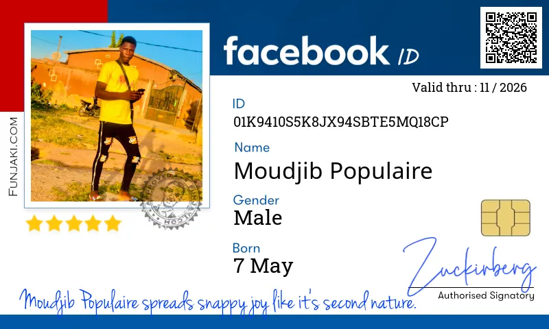 Facebook ID Card