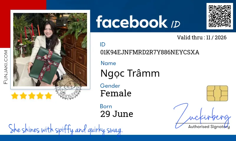 Facebook ID Card