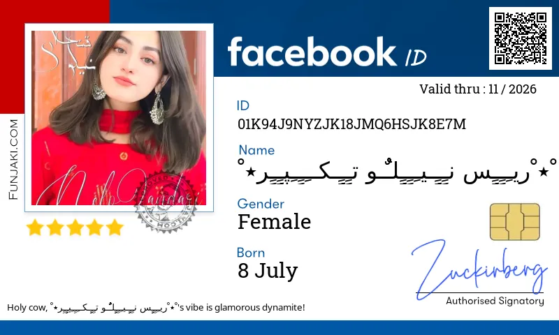 Facebook ID Card