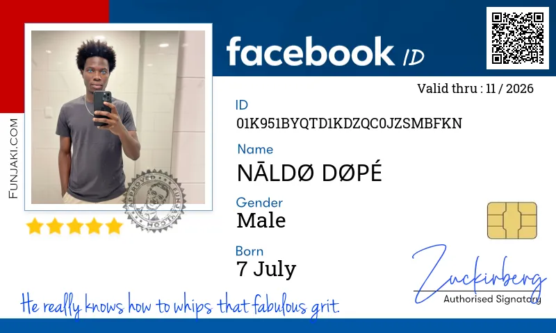 Facebook ID Card