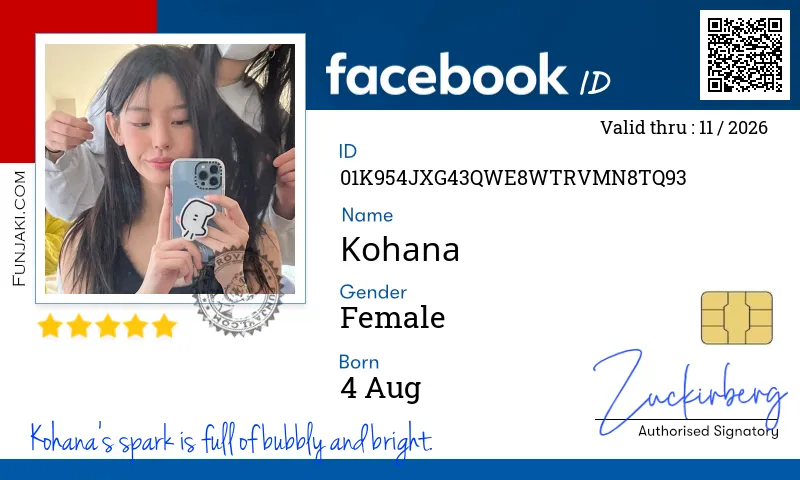 Facebook ID Card