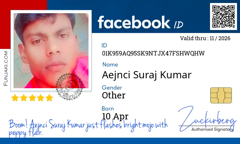 Facebook ID Card