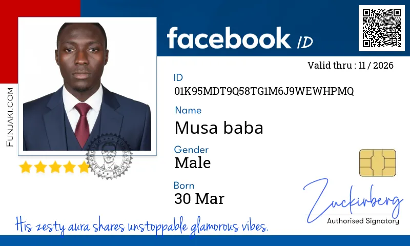 Facebook ID Card