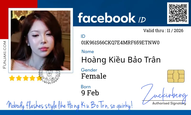 Facebook ID Card
