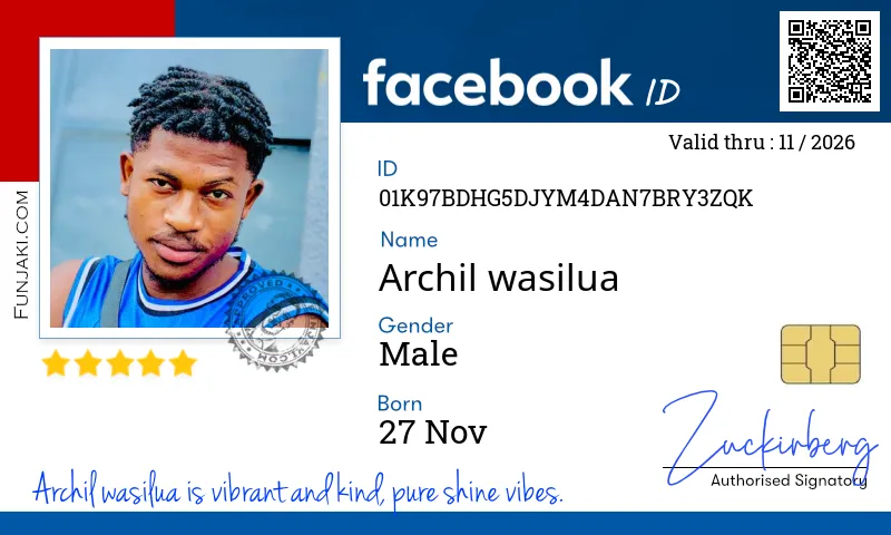 Facebook ID Card