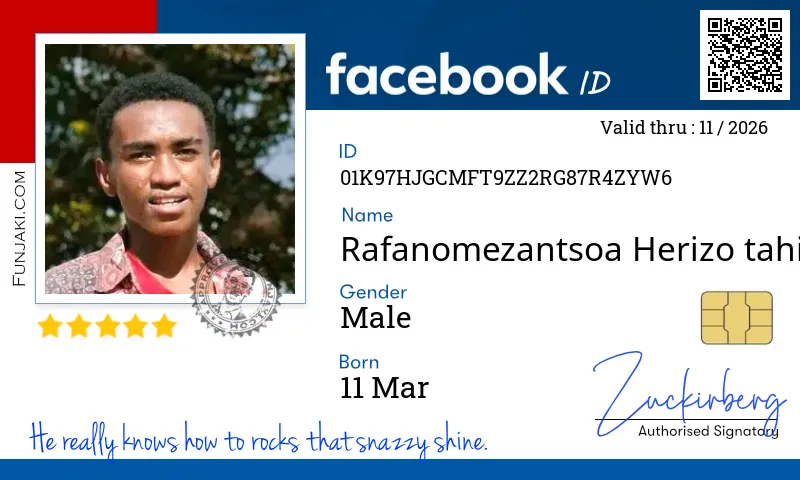 Facebook ID Card