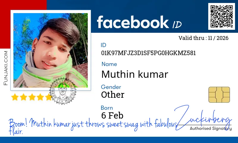 Facebook ID Card