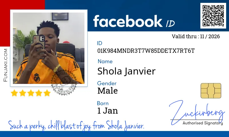 Facebook ID Card