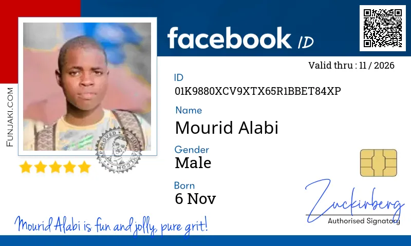 Facebook ID Card