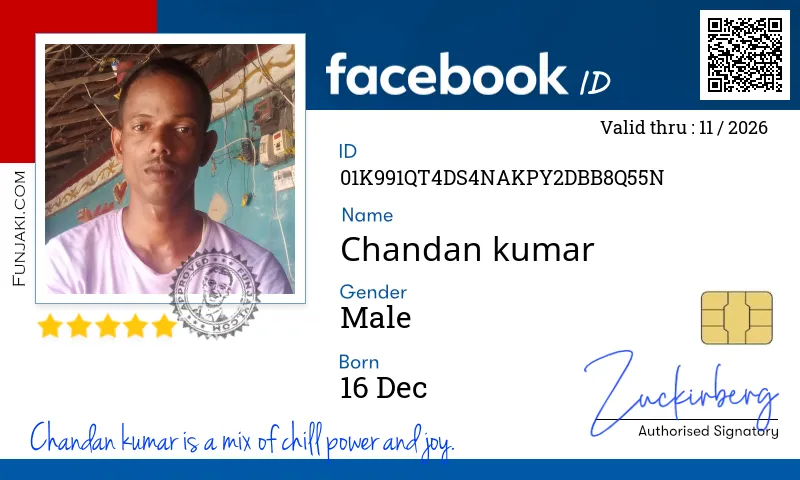 Facebook ID Card