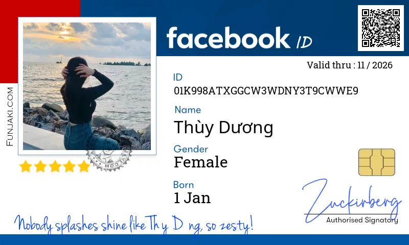 Facebook ID Card