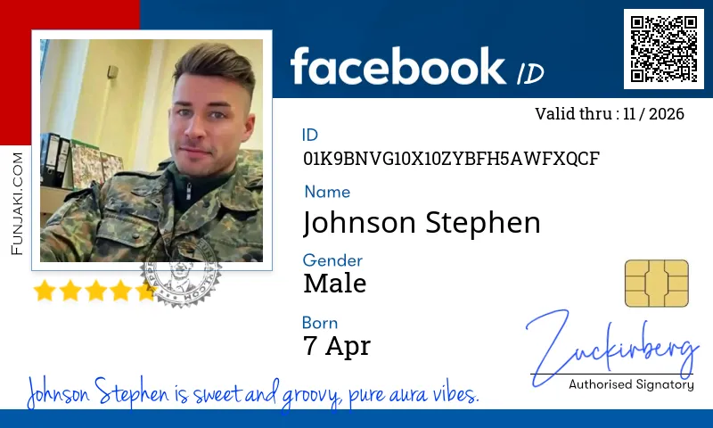 Facebook ID Card