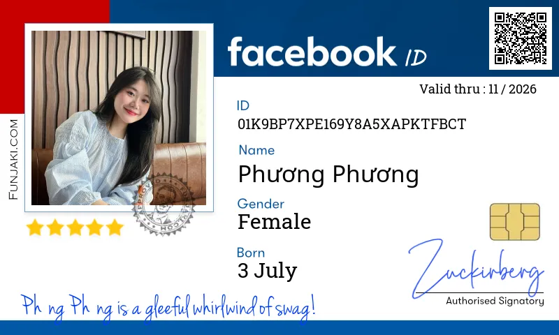 Facebook ID Card