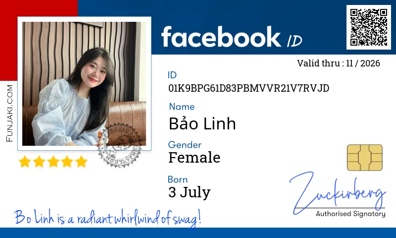 Facebook ID Card