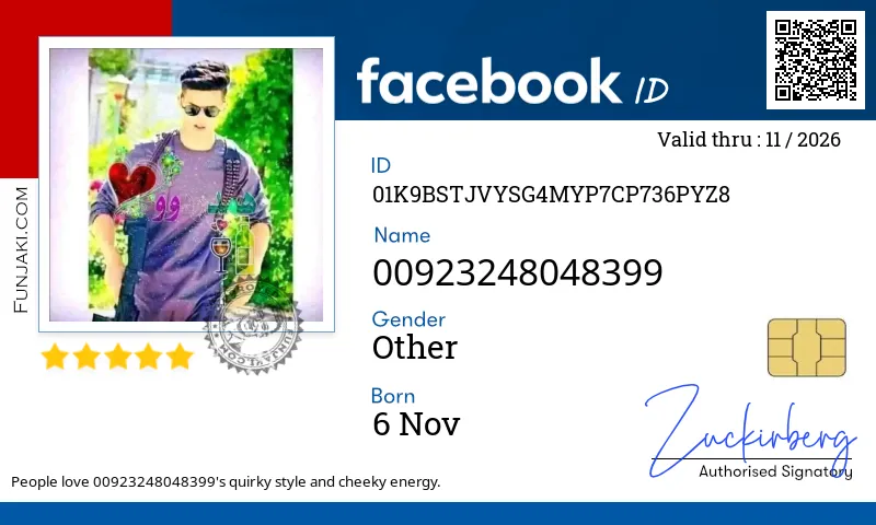 Facebook ID Card