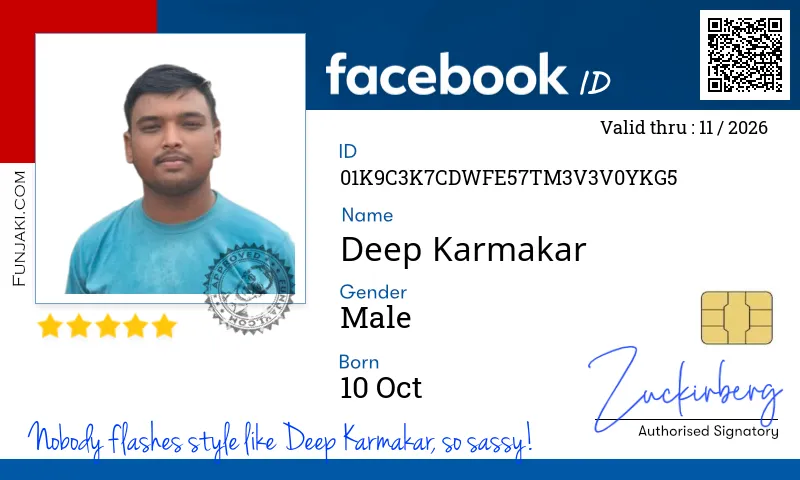 Facebook ID Card
