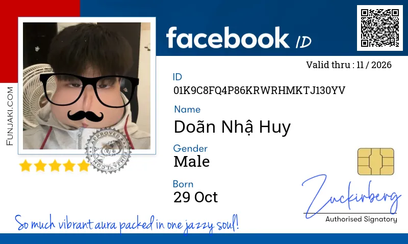 Facebook ID Card