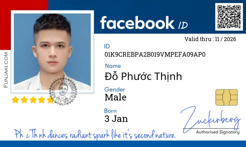 Facebook ID Card