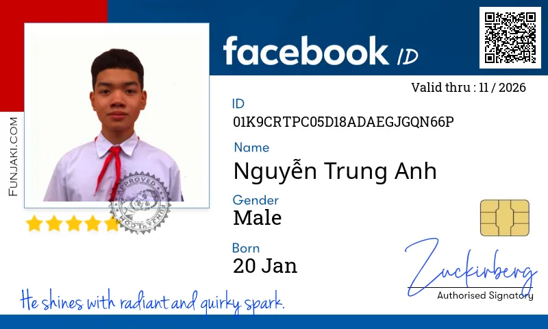 Facebook ID Card