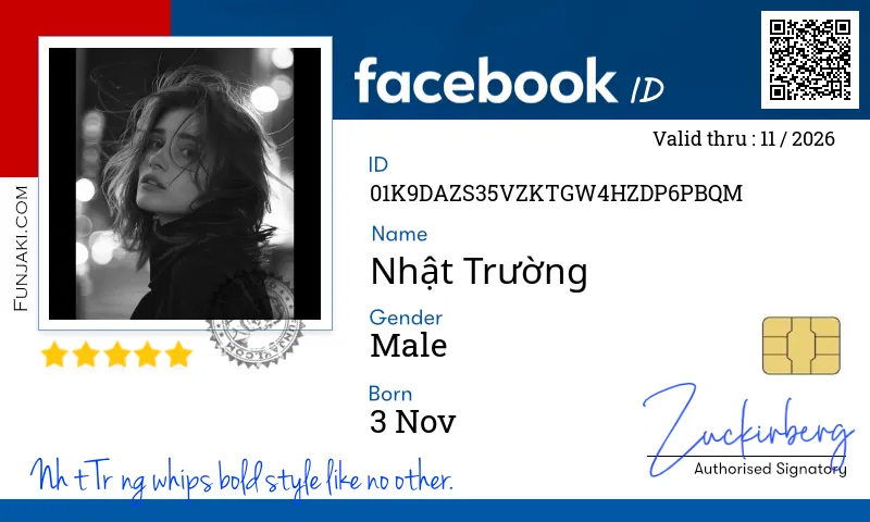 Facebook ID Card