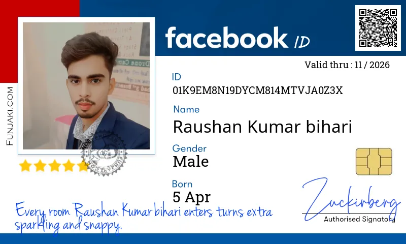 Facebook ID Card