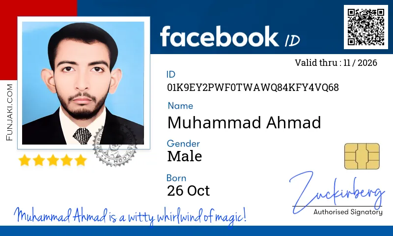 Facebook ID Card