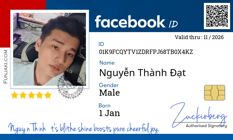 Facebook ID Card