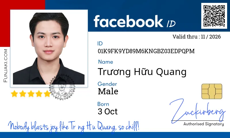 Facebook ID Card