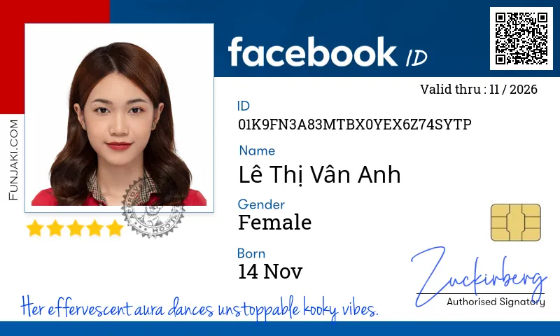 Facebook ID Card