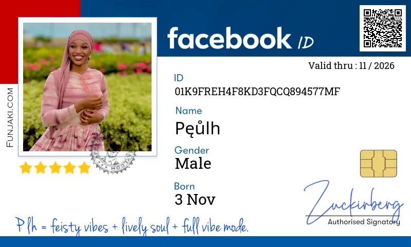 Facebook ID Card