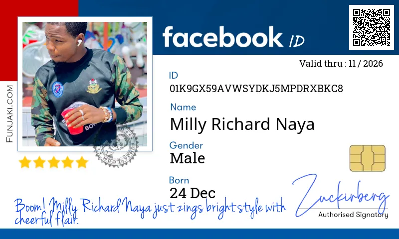 Facebook ID Card