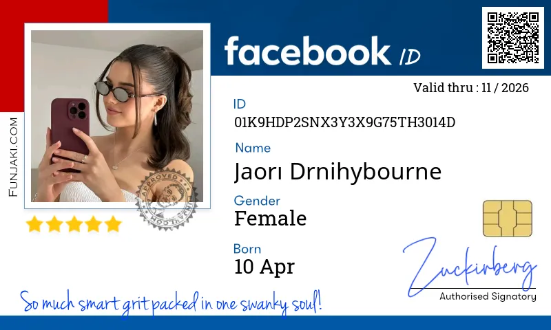 Facebook ID Card