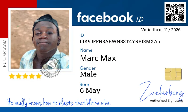 Facebook ID Card