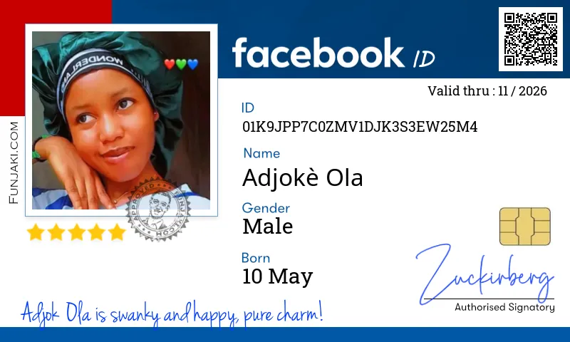 Facebook ID Card