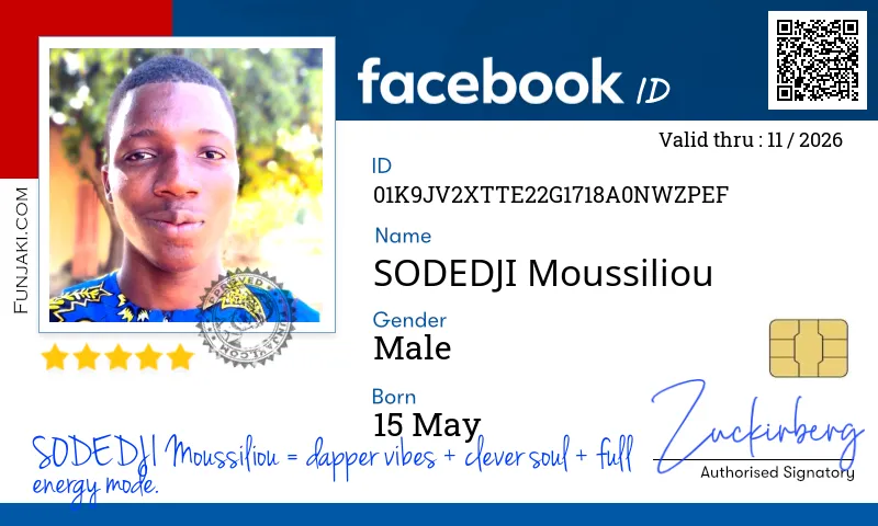 Facebook ID Card