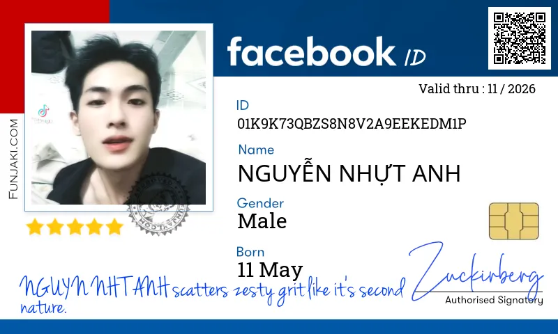 Facebook ID Card