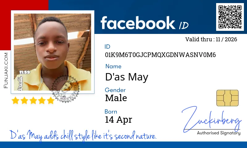Facebook ID Card