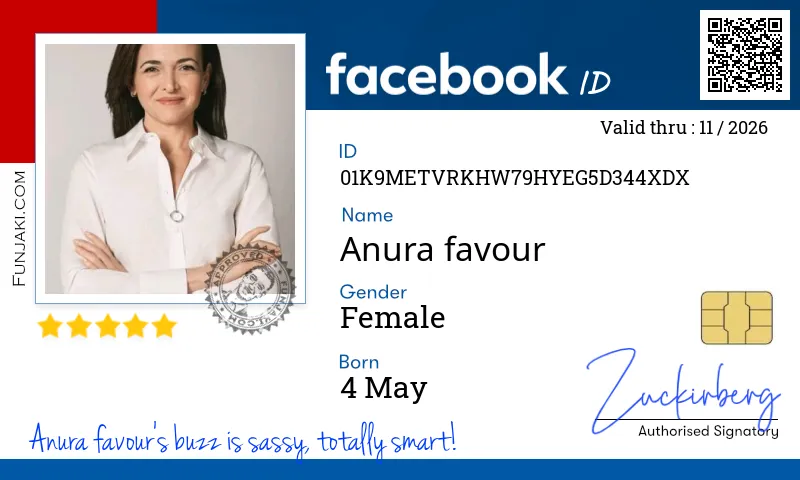Facebook ID Card
