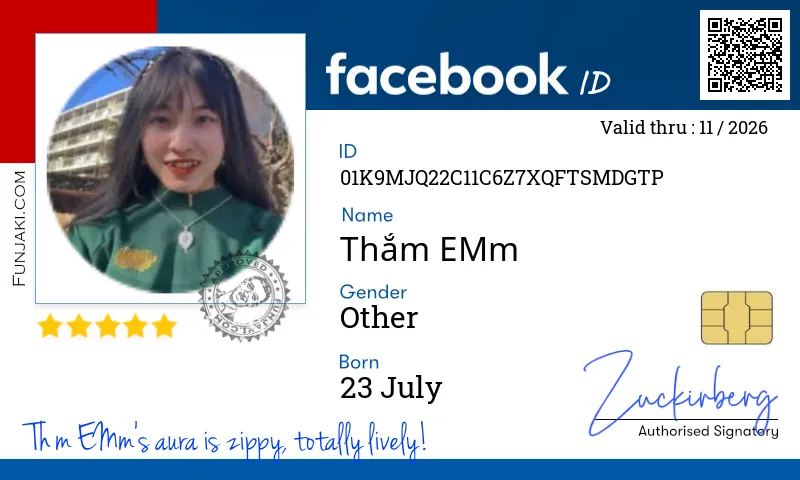 Facebook ID Card