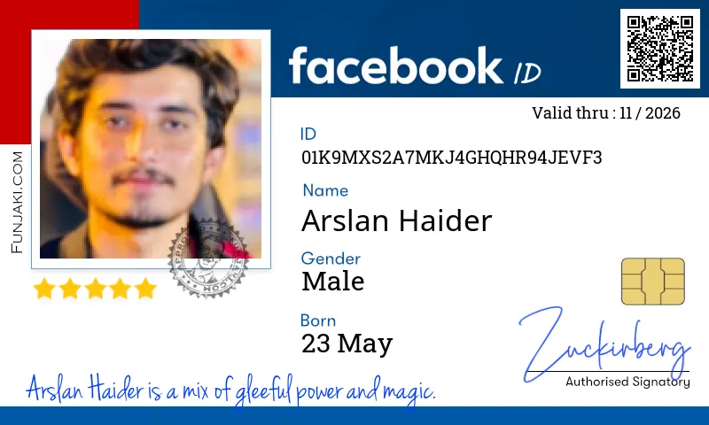 Facebook ID Card